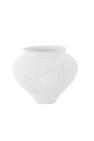Venture Home Rellis Vas - Vita/Svarta Prickar - D11*H18*B18cm