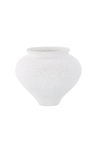 Venture Home Rellis Vas - Vita/Svarta Prickar - D11*H18*B18cm