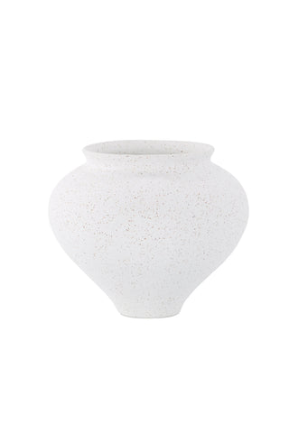 Venture Home Rellis Vas - Vita/Svarta Prickar - D11*H18*B18cm
