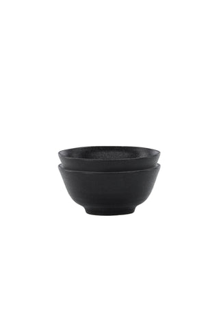 Venture Home Wabi Sabi Bowl 2-pack - Mattsvart - 12*6cm
