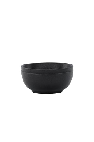 Venture Home Wabi Sabi Bowl 2-pack - Mattsvart - 14*6cm