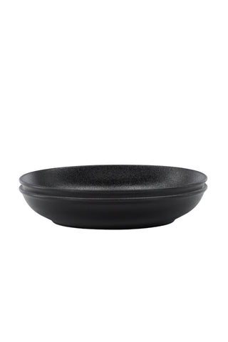 Venture Home Wabi Sabi Pasta skål 2-pack - Mattsvart - 21*4cm