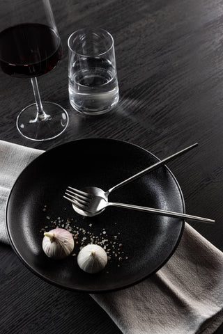 Venture Home Wabi Sabi Pasta skål 2-pack - Mattsvart - 21*4cm