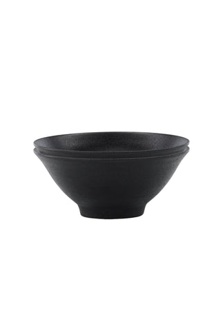 Venture Home Wabi Sabi Bowl 2-pack - Mattsvart - 18*8cm