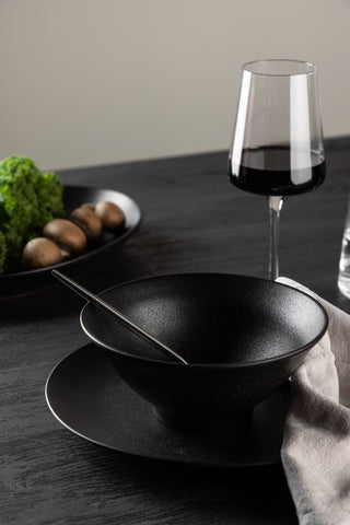 Venture Home Wabi Sabi Bowl 2-pack - Mattsvart - 18*8cm