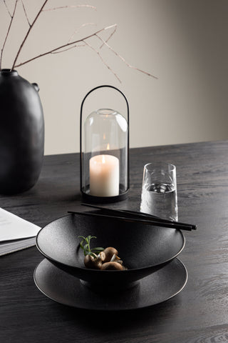 Venture Home Wabi Sabi Bowl 2-pack - Mattsvart - 25*8cm