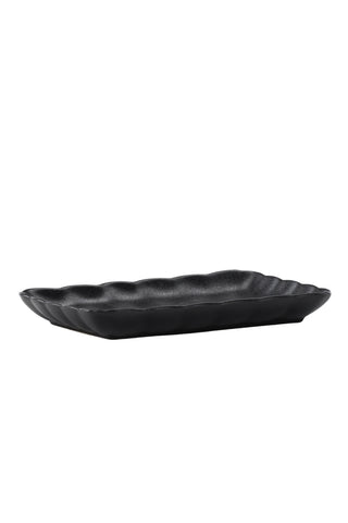 Venture Home Wabi Sabi Tallrik 2-pack - Mattsvart - 24*15*3cm