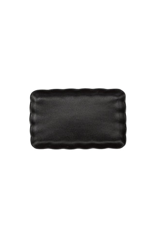Venture Home Wabi Sabi Tallrik 2-pack - Mattsvart - 24*15*3cm