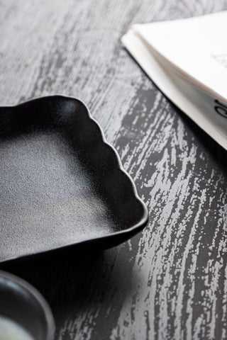 Venture Home Wabi Sabi Tallrik 2-pack - Mattsvart - 24*15*3cm