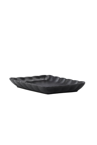 Venture Home Wabi Sabi Tallrik 2-pack - Mattsvart - 24*15*3cm