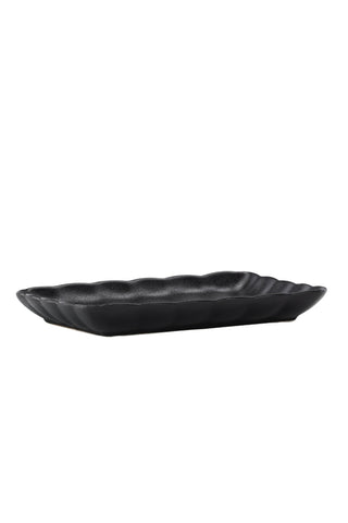 Venture Home Wabi Sabi Tallrik 2-pack - Mattsvart - 24*15*3cm