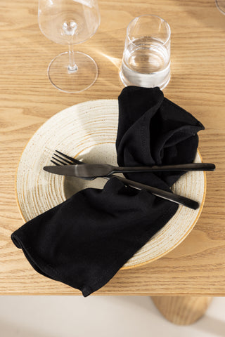 Venture Home Wabi Sabi Servett 2-pack - Svart - 40*40cm