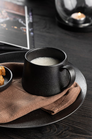 Venture Home Wabi Sabi Kaffekopp 2-pack - Mattsvart - 8*7H*10cm