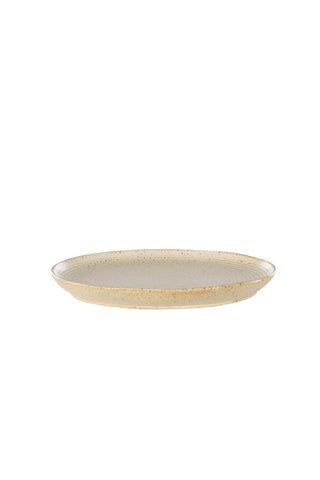 Venture Home Active Plate 2-pack - Beige/Svarta Prickar - 20*2Hcm