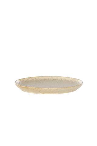 Venture Home Active Plate 2-pack - Beige/Svarta Prickar - 20*2Hcm