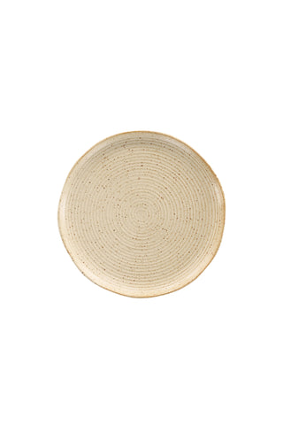 Venture Home Active Plate 2-pack - Beige/Svarta Prickar - 20*2Hcm
