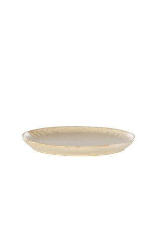 Venture Home Active Plate 2-pack - Beige/Svarta Prickar - 20*2Hcm