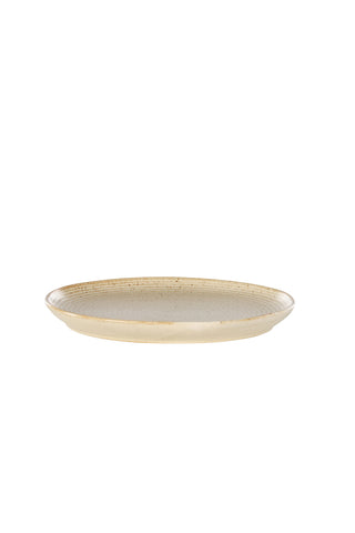 Venture Home Active Plate 2-pack - Beige/Svarta Prickar - 20*2Hcm