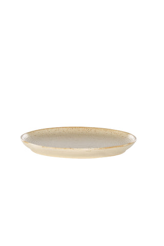 Venture Home Active Plate 2-pack - Beige/Svarta Prickar - 20*2Hcm