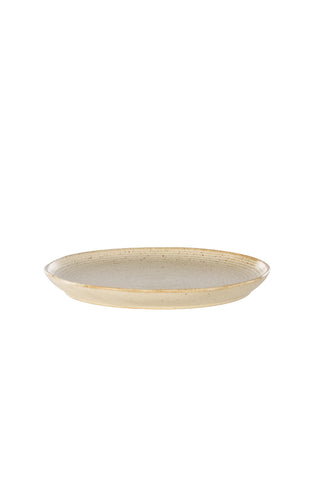Venture Home Active Plate 2-pack - Beige/Svarta Prickar - 20*2Hcm