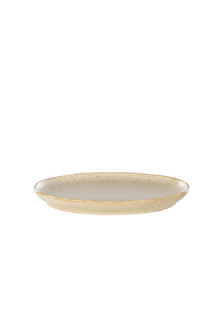 Venture Home Active Plate 2-pack - Beige/Svarta Prickar - 20*2Hcm