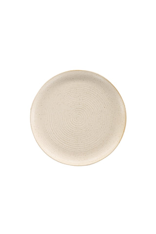 Venture Home Active Plate 2-pack - Beige/Svarta Prickar - 27*3Hcm