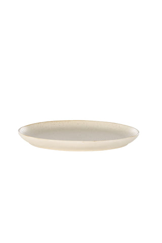 Venture Home Active Plate 2-pack - Beige/Svarta Prickar - 27*3Hcm
