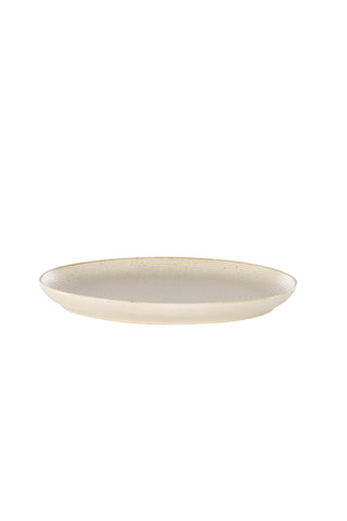 Venture Home Active Plate 2-pack - Beige/Svarta Prickar - 27*3Hcm
