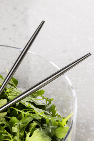 Venture Home Active Salad Bestickset - Silver - 18 + 19cm