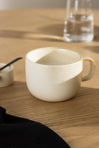 Venture Home Active Cup 2-pack - Beige/Black Dots - 10*7Hcm