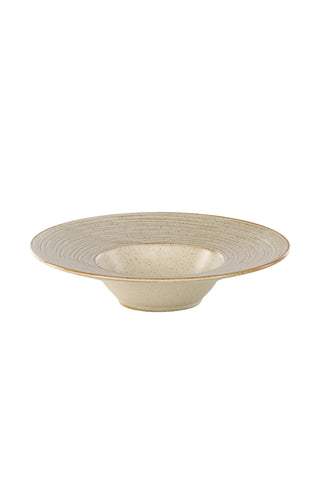 Venture Home Active Pasta Bowl 2-pack - Beige/Black Dots - 26*6cm