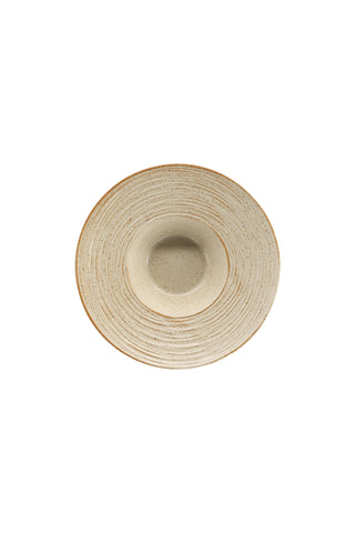 Venture Home Active Pasta Bowl 2-pack - Beige/Black Dots - 26*6cm