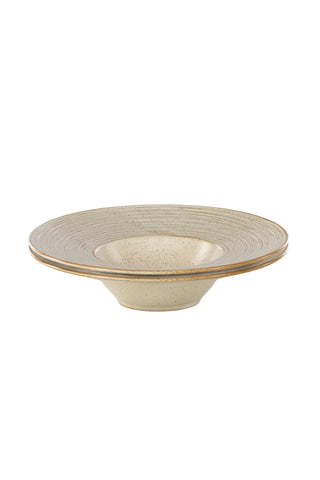 Venture Home Active Pasta Bowl 2-pack - Beige/Black Dots - 26*6cm