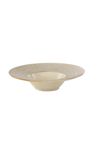 Venture Home Active Pasta Bowl 2-pack - Beige/Black Dots - 26*6cm