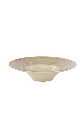 Venture Home Active Pasta Bowl 2-pack - Beige/Black Dots - 26*6cm