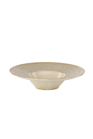 Venture Home Active Pasta Bowl 2-pack - Beige/Black Dots - 26*6cm