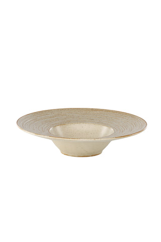 Venture Home Active Pasta Bowl 2-pack - Beige/Black Dots - 26*6cm