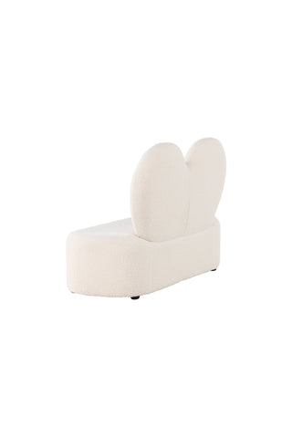 Venture Home Blomstersoffa för barn - Beige / Teddy FSC 100 %