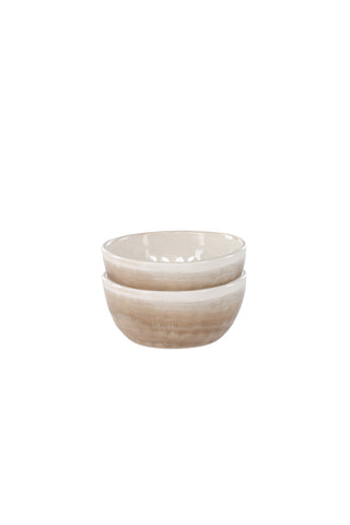 Venture Home Jublie Bowl 2-pack - Beige - 9*4Hcm