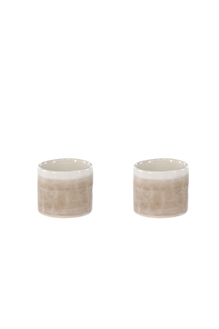 Venture Home Jublie Äggkopp 2-pack - Beige - 5*3Hcm
