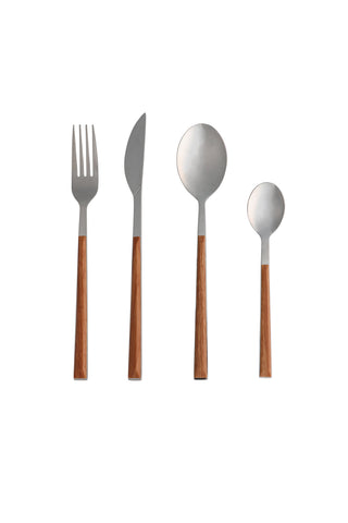 Venture Home Jublie Dining Bestick Set 24/st - Silver/Brun