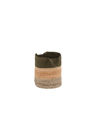 Venture Home Kanpur Jute - 45*ø35- -Rund-Naturlig/Grön