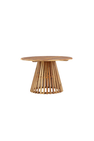 Venture Home Lumpur Matbord Acacia - Teaklook / Runt ø120**75