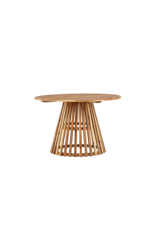 Venture Home Lumpur Matbord Acacia - Teaklook / Runt ø120**75