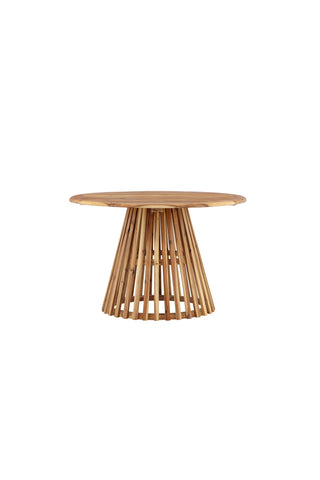 Venture Home Lumpur Matbord Acacia - Teaklook / Runt ø120**75