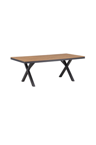 Venture Home Garcia Matbord Alumnium - Brun / Rektangulär 100*200*