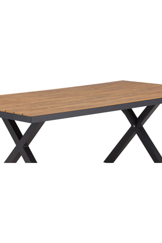 Venture Home Garcia Matbord Alumnium - Brun / Rektangulär 100*200*