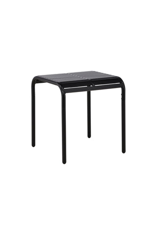 Venture Home Borneo Cafetable Aluminium - Svart / Kvadrat 70*70*
