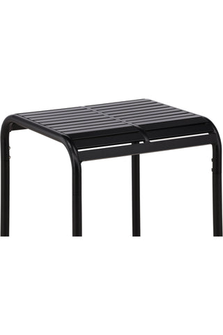 Venture Home Borneo Cafetable Aluminium - Svart / Kvadrat 70*70*