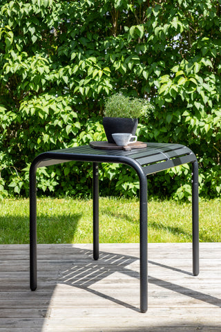 Venture Home Borneo Cafetable Aluminium - Svart / Kvadrat 70*70*